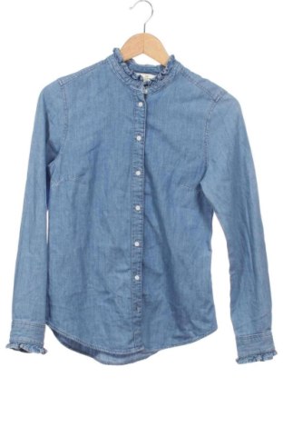 Cămașă de femei H&M, Mărime XS, Culoare Albastru, Preț 55,99 Lei, #136893896