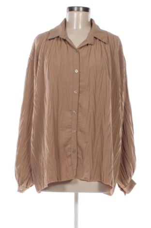 Дамска риза Unbranded, Размер 4XL, Цвят Бежов, Цена 17,89 €, #136898548