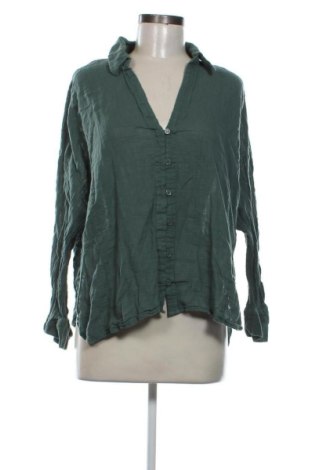 Damska koszula Pull&Bear, Rozmiar L, Kolor Zielony, Cena 37,51 zł, #136906549