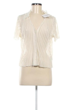 Дамска риза Monki, Размер L, Цвят Екрю, Цена 10,22 €, #136933482