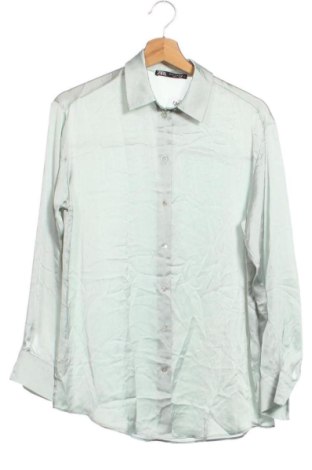 Damenbluse Zara, Größe XS, Farbe Grün, Preis 9,26 €, #136938089
