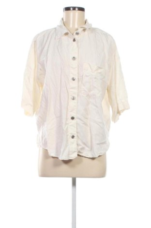 Cămașă de femei Zara, Mărime XL, Culoare Ecru, Preț 88,62 Lei, #136942395