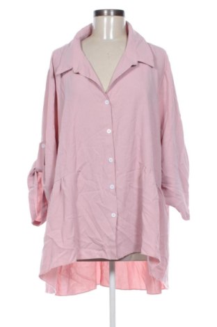 Γυναικείο πουκάμισο Unbranded, Μέγεθος 5XL, Χρώμα Ρόζ , Τιμή 18,99 €, #136944062