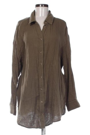 Cămașă de femei H&M, Mărime XXL, Culoare Verde, Preț 78,20 Lei, #136980065