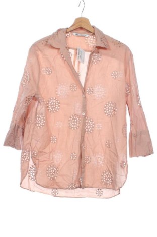 Cămașă de femei Zara, Mărime XS, Culoare Roz, Preț 76,69 Lei, #136980813