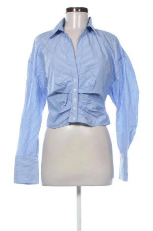 Дамска риза Zara, Размер M, Цвят Син, Цена 16,87 €, #136992842