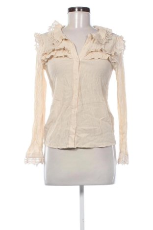Cămașă de femei Object, Mărime S, Culoare Bej, Preț 41,99 Lei, #136993244