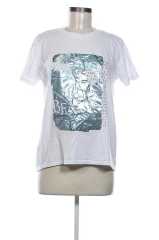 Дамска тениска Stradivarius, Размер XL, Цвят Бял, Цена 6,99 €, #136899787