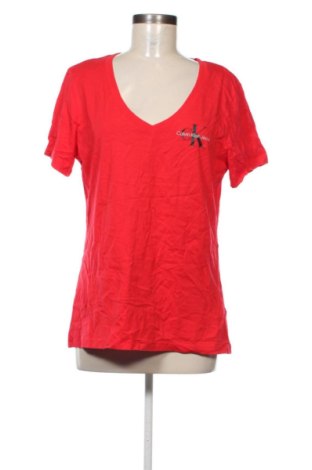 Dámske tričko Calvin Klein Jeans, Veľkosť XXL, Farba Červená, Cena  24,95 €, #136929298