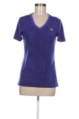 Γυναικείο t-shirt Adidas, Μέγεθος S, Χρώμα Βιολετί, Τιμή 16,58 €, #136943468