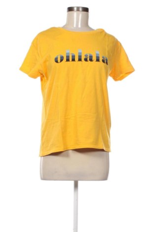 Női póló Bershka, Méret M, Szín Sárga, Ár 3 306 Ft, #136955828
