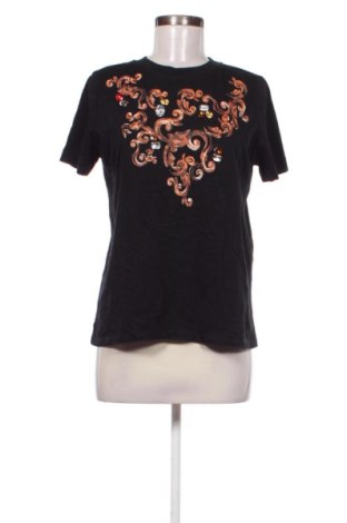 Дамска тениска Zara, Размер L, Цвят Черен, Цена 8,69 €, #136960324