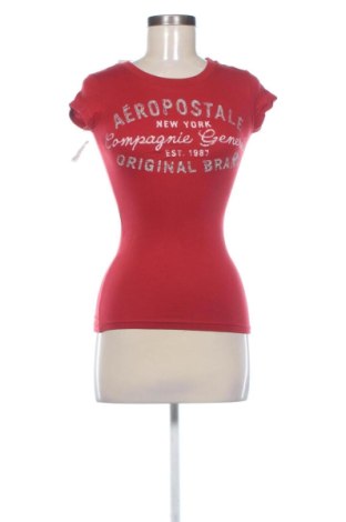 Γυναικείο t-shirt Aeropostale, Μέγεθος XS, Χρώμα Κόκκινο, Τιμή 12,31 €, #136966723