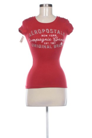 Γυναικείο t-shirt Aeropostale, Μέγεθος XS, Χρώμα Κόκκινο, Τιμή 12,31 €, #136966789