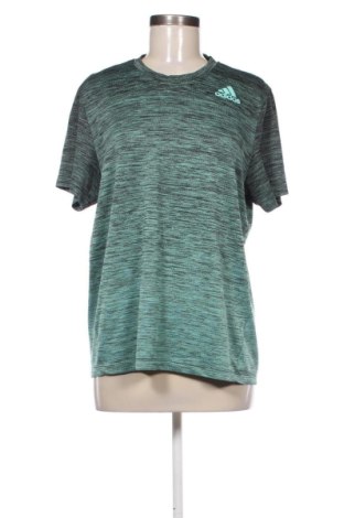 Γυναικείο t-shirt Adidas, Μέγεθος L, Χρώμα Πράσινο, Τιμή 18,61 €, #136967556