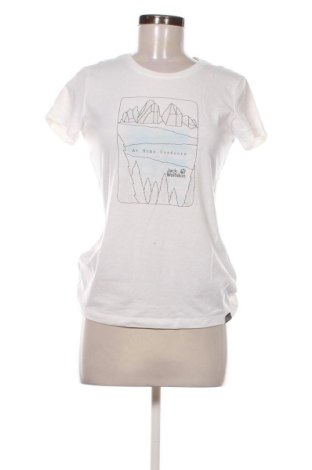 Γυναικείο t-shirt Jack Wolfskin, Μέγεθος M, Χρώμα Λευκό, Τιμή 16,00 €, #136969570