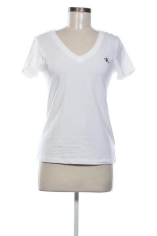 Tricou de femei Calvin Klein Jeans, Mărime S, Culoare Alb, Preț 208,99 Lei, #136971414