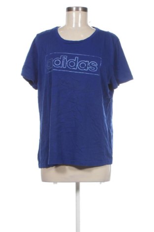 Damski T-shirt Adidas, Rozmiar XXL, Kolor Niebieski, Cena 90,99 zł, #136973094