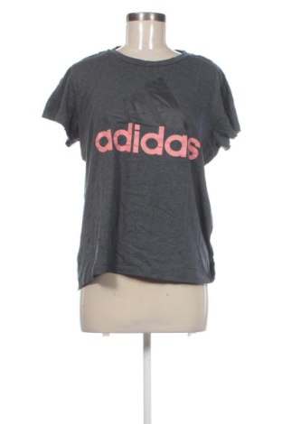 Γυναικείο t-shirt Adidas, Μέγεθος XXL, Χρώμα Γκρί, Τιμή 20,99 €, #136975048
