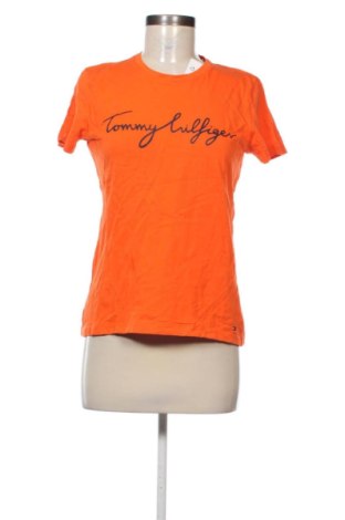 Damski T-shirt Tommy Hilfiger, Rozmiar S, Kolor Pomarańczowy, Cena 109,99 zł, #136975932