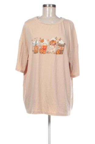Tricou de femei Unbranded, Mărime XL, Culoare Bej, Preț 54,99 Lei, #136981274