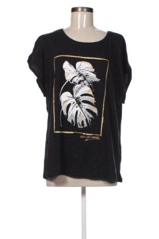 Γυναικείο t-shirt Laura Torelli, Μέγεθος XXL, Χρώμα Μαύρο, Τιμή 11,99 €, #136983837