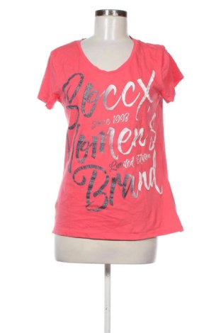 Damski T-shirt Soccx, Rozmiar M, Kolor Różowy, Cena 61,99 zł, #136984574