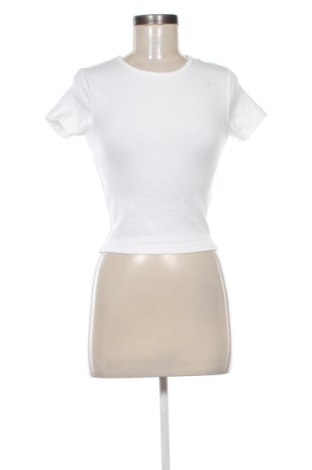 Damen T-Shirt Gina Tricot, Größe S, Farbe Weiß, Preis 17,00 €, #136993623