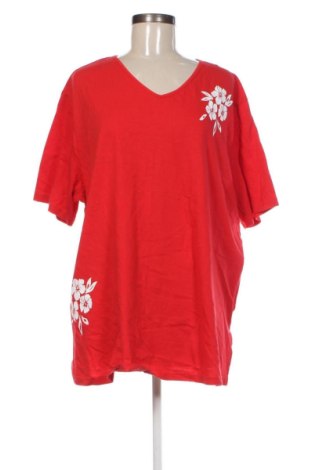 Γυναικείο t-shirt Unbranded, Μέγεθος 3XL, Χρώμα Κόκκινο, Τιμή 15,33 €, #136994788