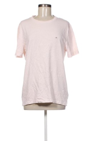 Γυναικείο t-shirt Calvin Klein, Μέγεθος L, Χρώμα Ρόζ , Τιμή 25,99 €, #137004696