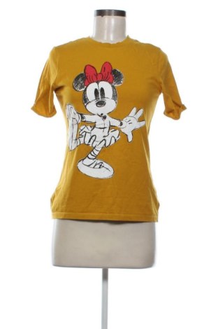 Γυναικείο t-shirt Pieces, Μέγεθος M, Χρώμα Κίτρινο, Τιμή 7,00 €, #137005119