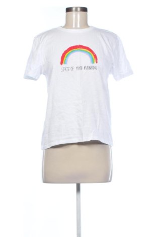 Γυναικείο t-shirt Zara, Μέγεθος L, Χρώμα Πολύχρωμο, Τιμή 8,38 €, #137006233