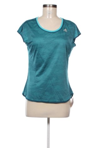 Γυναικείο t-shirt Adidas, Μέγεθος L, Χρώμα Μπλέ, Τιμή 17,99 €, #137006652