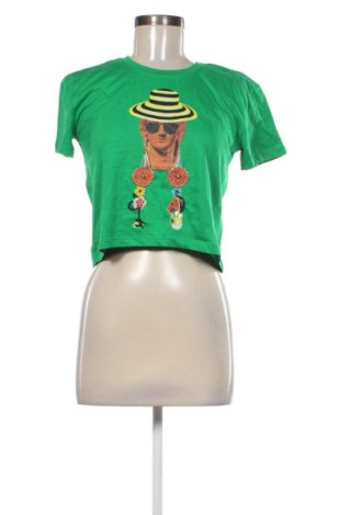 Γυναικείο t-shirt Desigual, Μέγεθος S, Χρώμα Πράσινο, Τιμή 33,99 €, #137007053