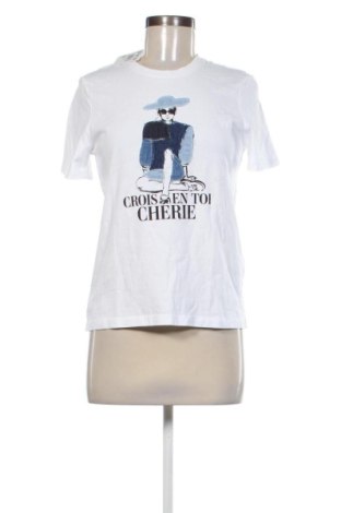 Γυναικείο t-shirt ONLY, Μέγεθος M, Χρώμα Λευκό, Τιμή 16,99 €, #137007307