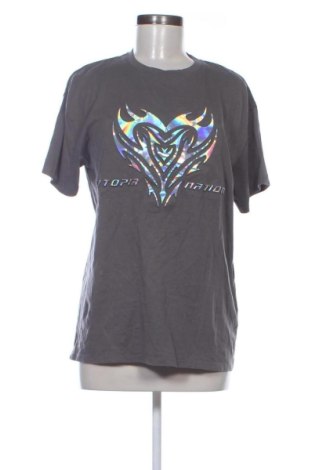 Γυναικείο t-shirt Fb Sister, Μέγεθος L, Χρώμα Γκρί, Τιμή 11,00 €, #137027347