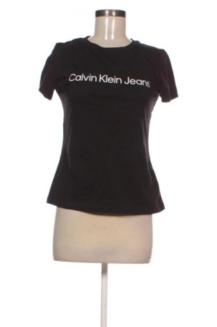 Γυναικείο t-shirt Calvin Klein, Μέγεθος S, Χρώμα Μαύρο, Τιμή 41,99 €, #137033589