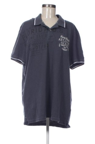 Γυναικείο t-shirt Camp David, Μέγεθος XXL, Χρώμα Μπλέ, Τιμή 19,99 €, #137058030