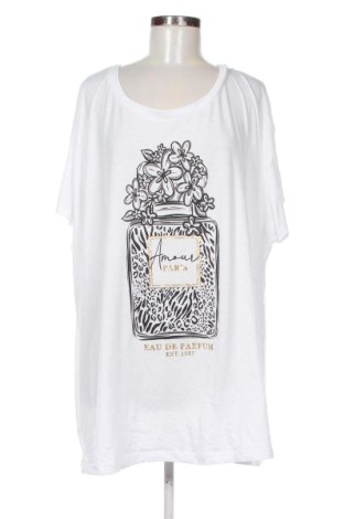 Damen T-Shirt Yours, Größe 4XL, Farbe Weiß, Preis 10,99 €, #137062687
