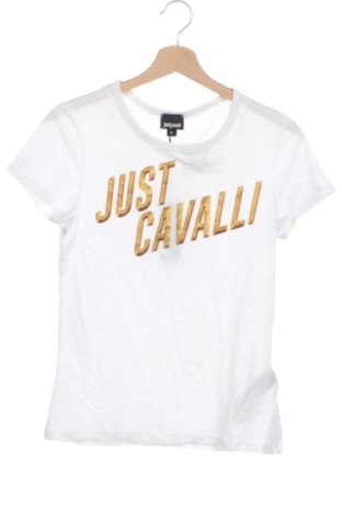 Damen T-Shirt Just Cavalli, Größe XS, Farbe Weiß, Preis 25,99 €, #132026091