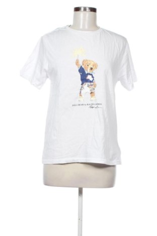 Damen T-Shirt Polo Ralph Lauren, Größe L, Farbe Weiß, Preis 74,99 €, #136973222