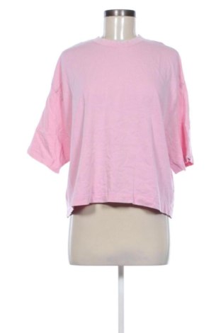 Γυναικείο t-shirt Bershka, Μέγεθος S, Χρώμα Ρόζ , Τιμή 14,99 €, #136946463
