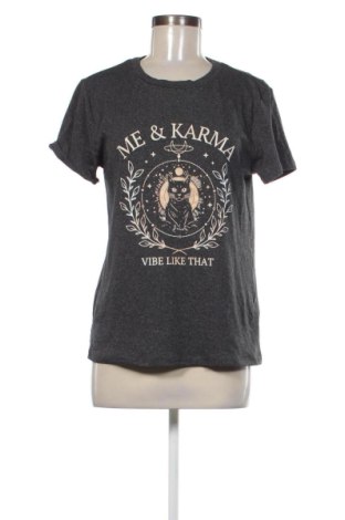 Γυναικείο t-shirt SHEIN, Μέγεθος M, Χρώμα Γκρί, Τιμή 12,00 €, #136965405