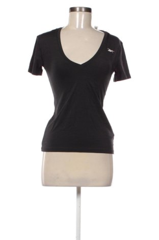 Γυναικείο t-shirt Reebok, Μέγεθος XS, Χρώμα Μαύρο, Τιμή 7,27 €, #136973494