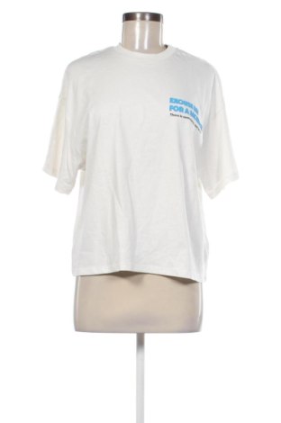 Tricou de femei Bershka, Mărime XS, Culoare Alb, Preț 41,71 Lei, #136977237