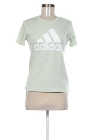 Γυναικείο t-shirt Adidas, Μέγεθος S, Χρώμα Πράσινο, Τιμή 6,00 €, #136981605