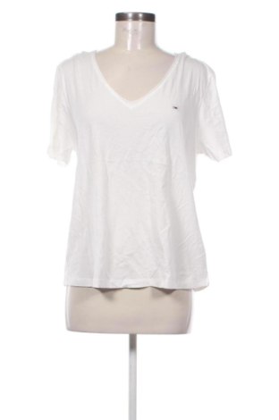 Damski T-shirt Tommy Jeans, Rozmiar XL, Kolor Biały, Cena 111,99 zł, #136985260