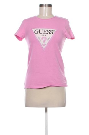 Γυναικείο t-shirt Guess, Μέγεθος XL, Χρώμα Ρόζ , Τιμή 15,10 €, #137003210
