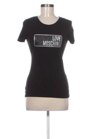 Γυναικείο t-shirt Love Moschino, Μέγεθος M, Χρώμα Μαύρο, Τιμή 20,40 €, #137003242