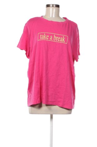 Дамска тениска Primark, Размер XXL, Цвят Розов, Цена 11,24 €, #137049118